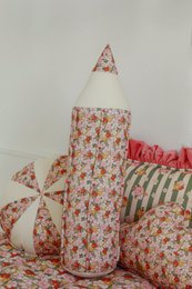 Almohada de crayón de algodón “Jardín verde”