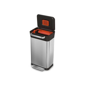 Joseph Joseph - Titan Trash 30 Liter - Silver