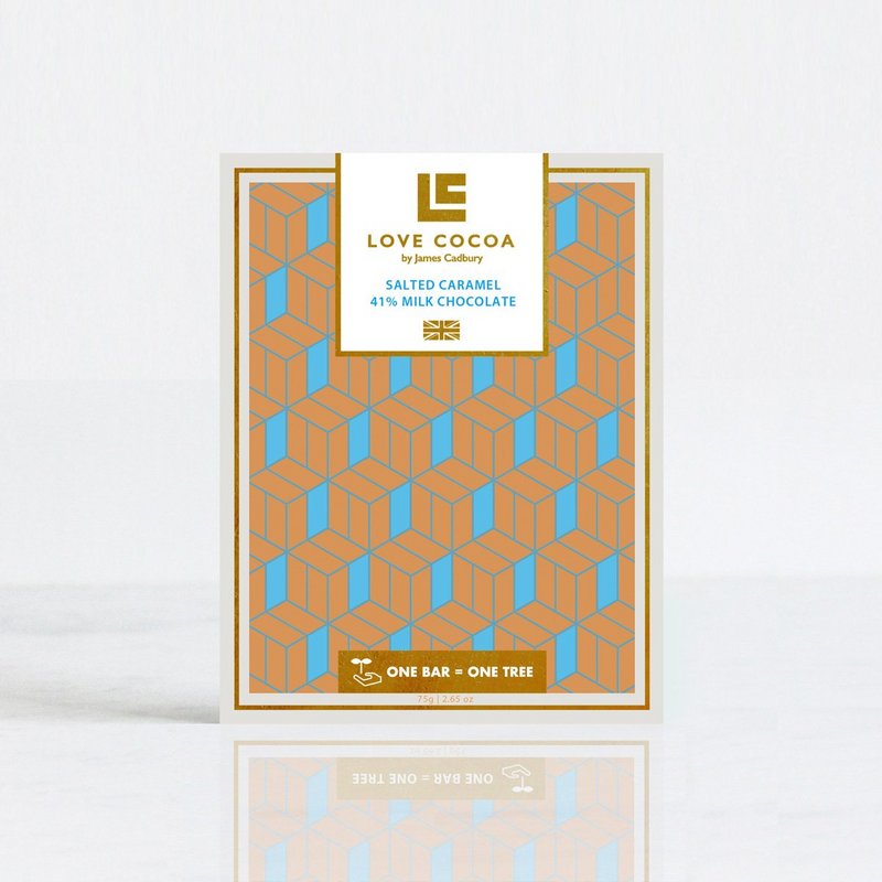 Salted Caramel 41% Milk Chocolate Bar