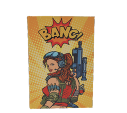 Comics Bang Fake-Buchbox aus MDF
