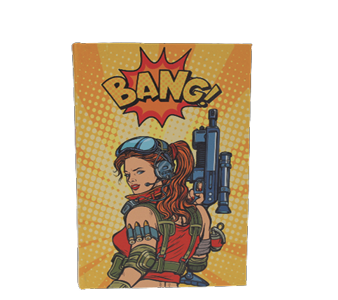 Comics Bang Fake-Buchbox aus MDF
