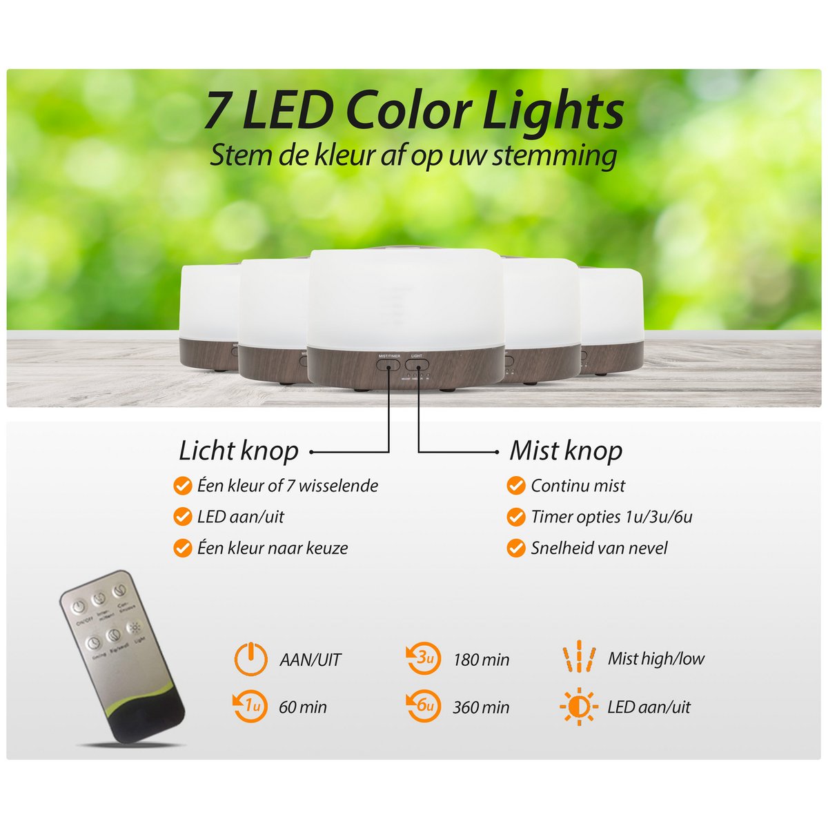Happiness Pro - Dark Wood - Aroma Diffuser