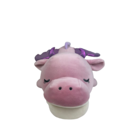 Peluche nemu nemu - DRAGONA - Dragon Rose - Taille L - 56 cm