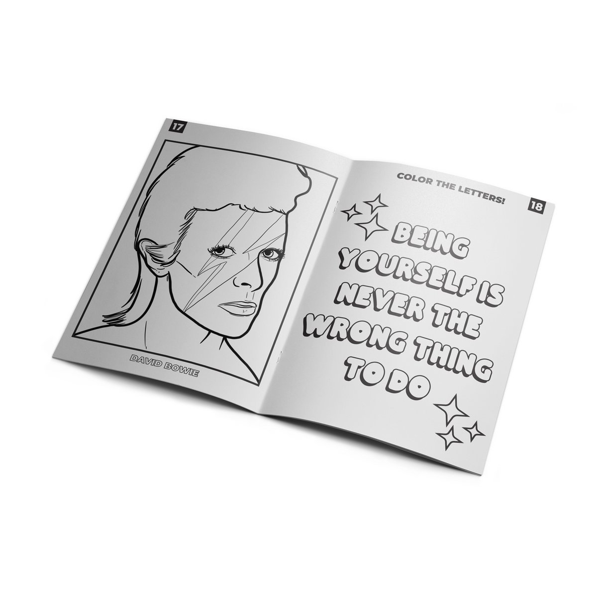 Libro para colorear de actividades LGBTQ+ queer