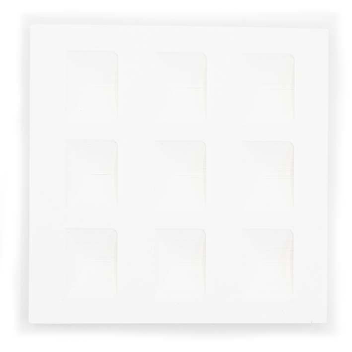 Présentoir durable pour cubes en bioplastique imprimé en 3D, basique