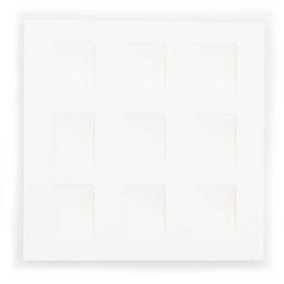 Présentoir durable pour cubes en bioplastique imprimé en 3D, basique