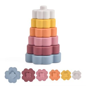 Silicone stacking tower Lucky 6-piece OK 6057