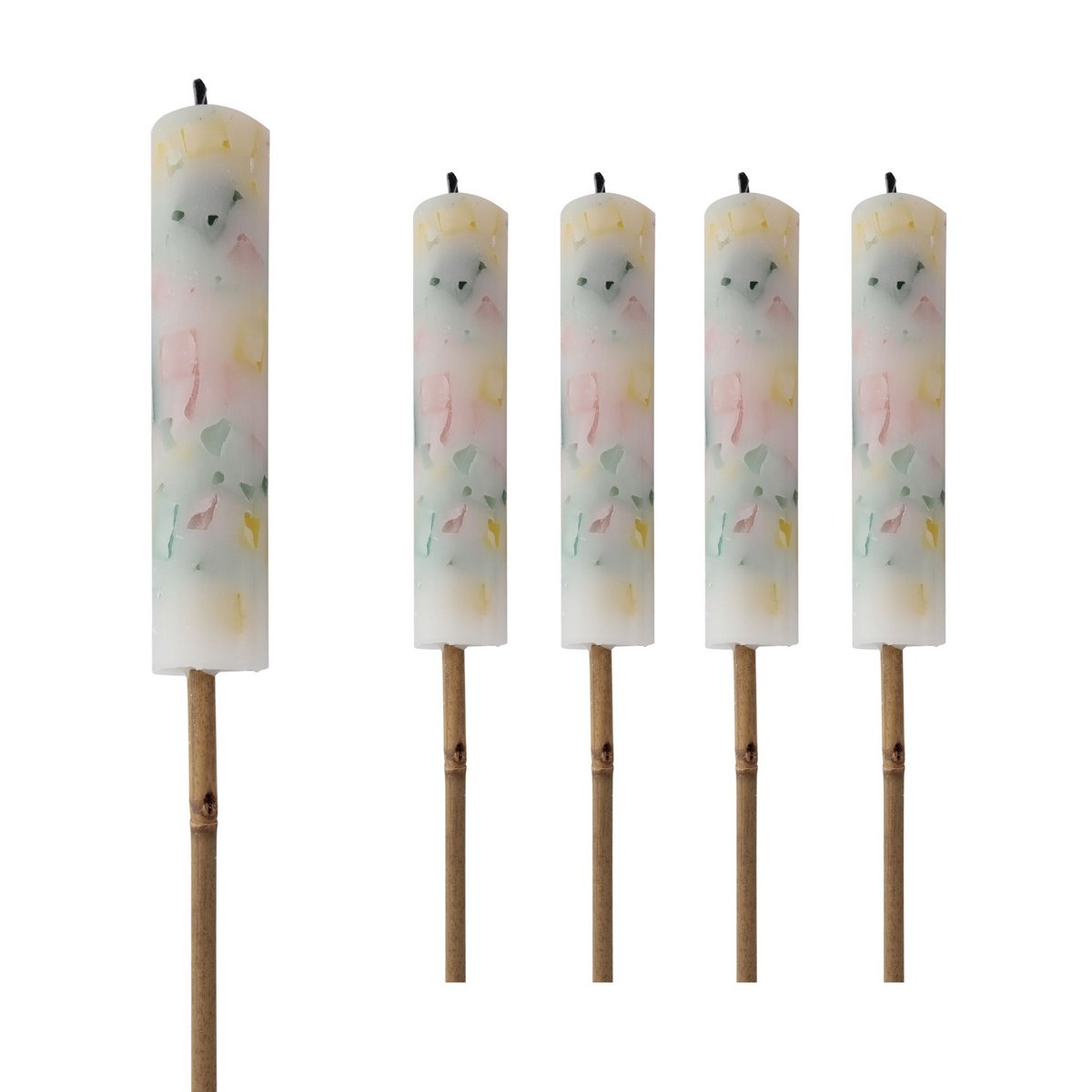 Nordlichter Konfetti Gartenfackel XL für draußen