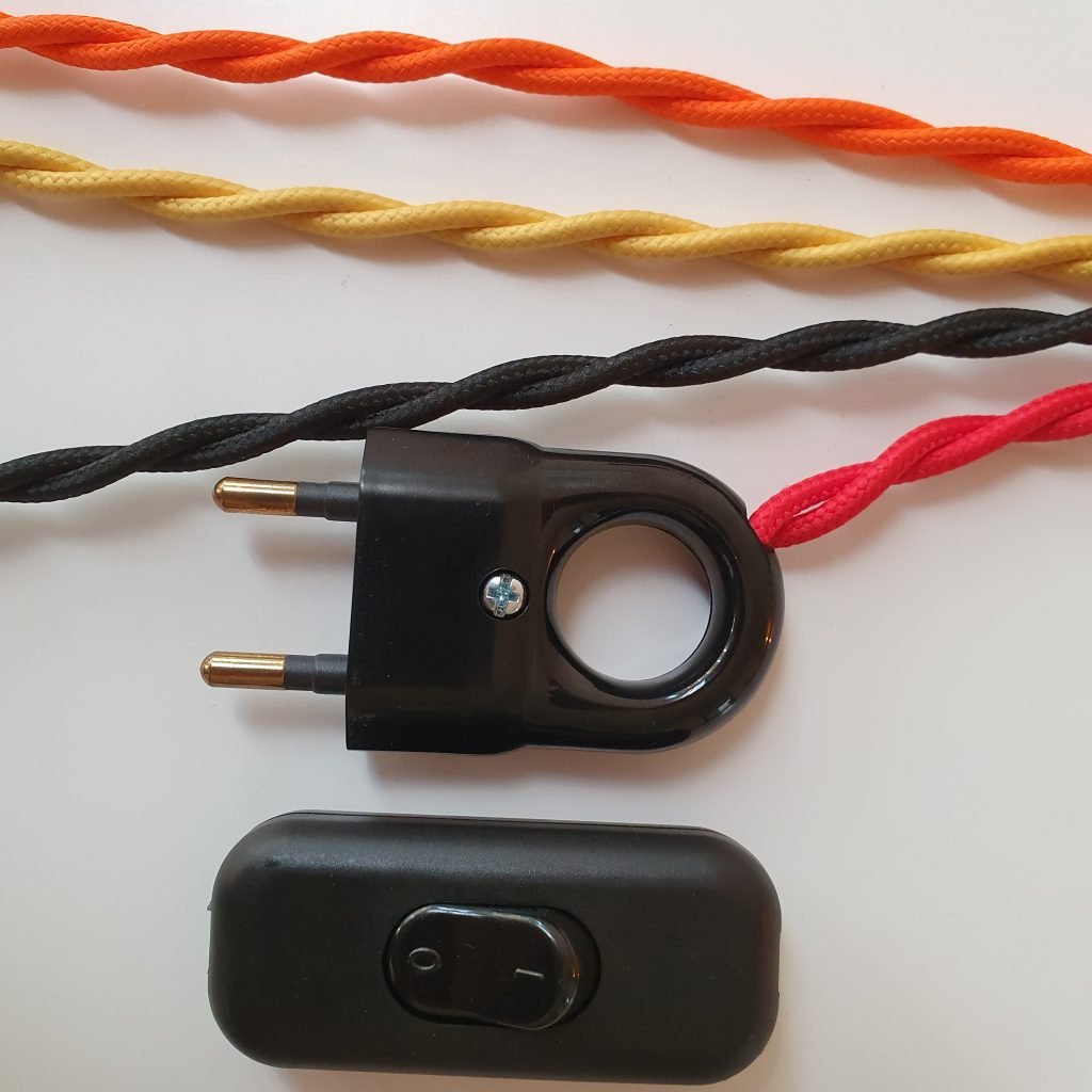 Benjamin Bright; * Tafellampe * Niederländisches Design * Rotes Kabel 1,5 Meter * Designstecker