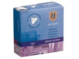 Henzo photo corners box of 250 pcs.