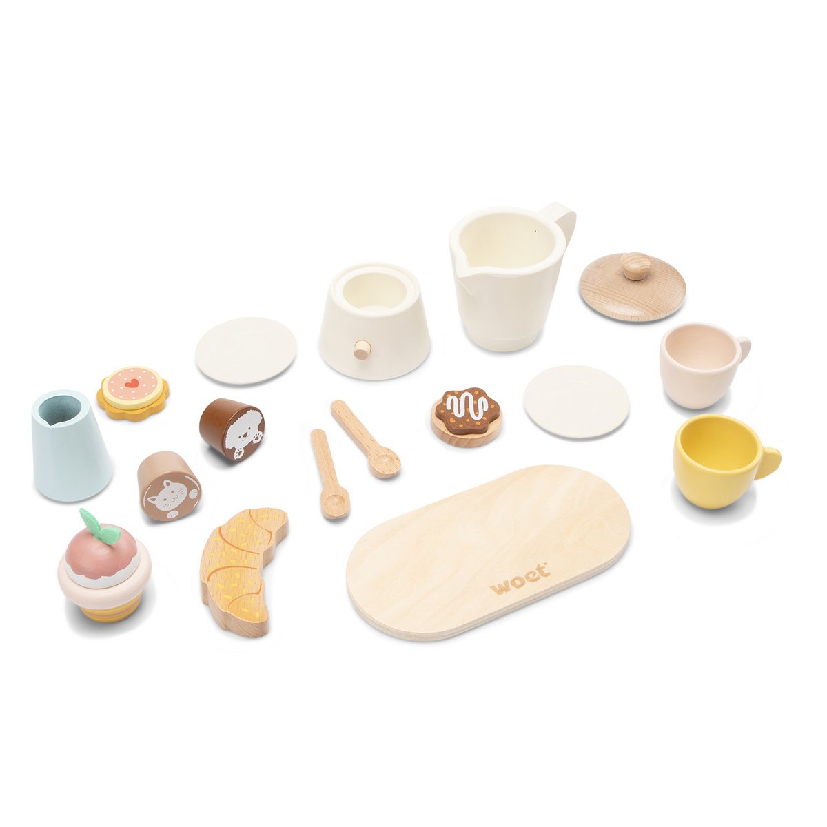 Houten percolator koffie speelset