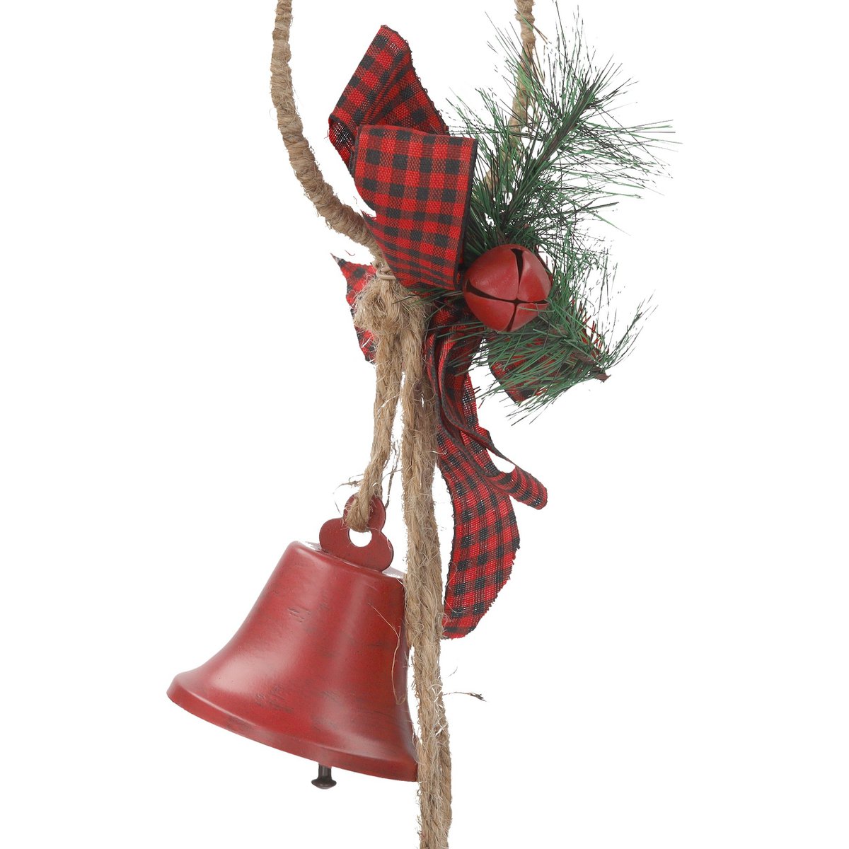 Three red rattles decoration 9 x 6 x 41 h cm