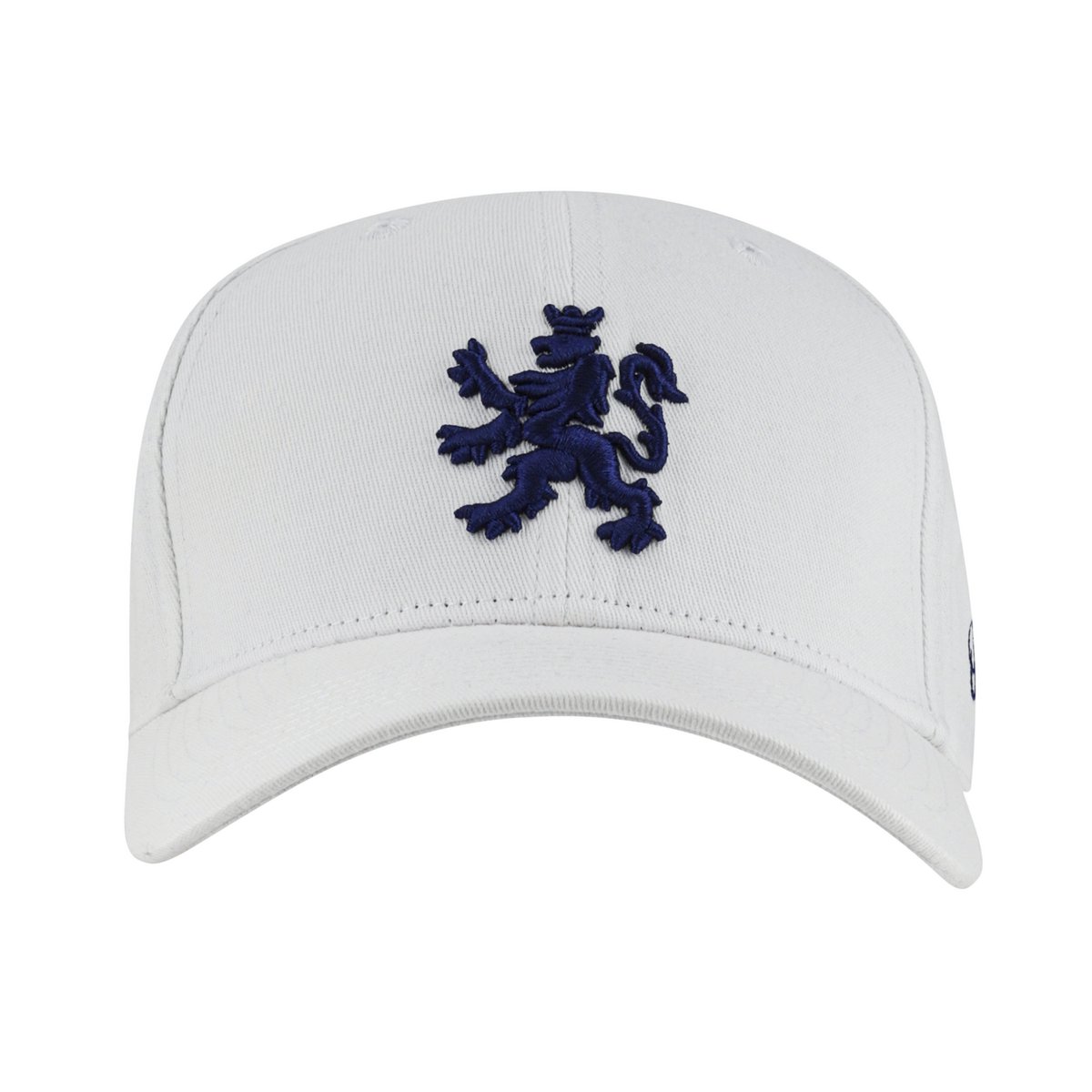 O.Leo Baseballpet - Wit - Blauwe leeuw - Unisex