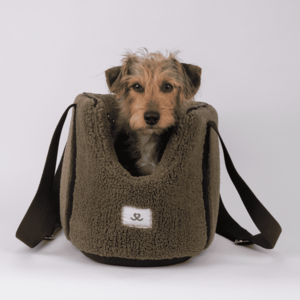 Teddy carrier bag olive