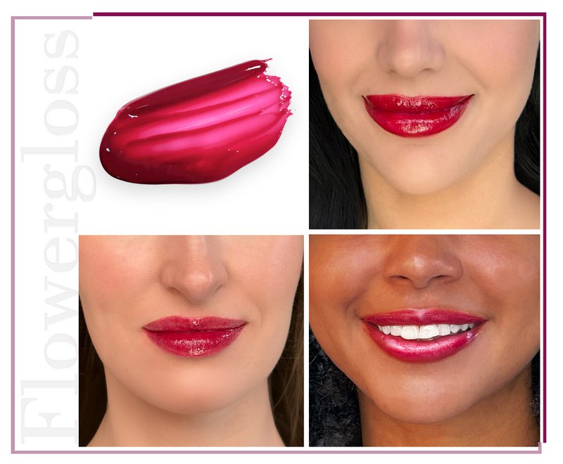 Flowergloss FG04 Rose | made from fruit and vegetables 💚 Vegan without titanium dioxide “NEW”