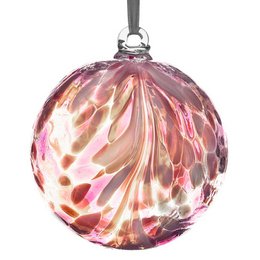 10cm Friendship Ball - Feather Design - Flamingo