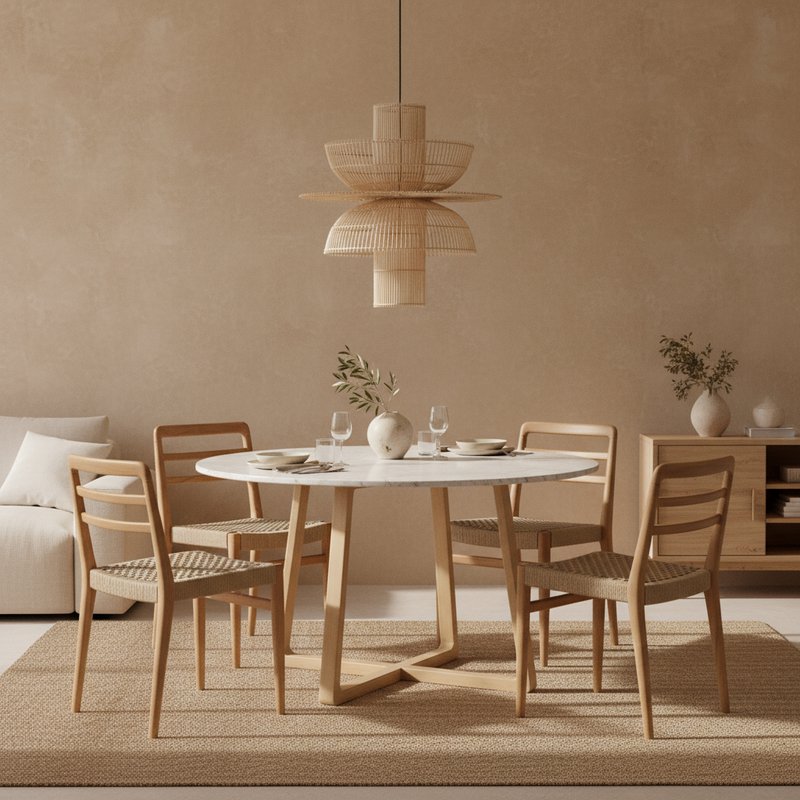 Sedia da giardino in teak Verano - Naturale