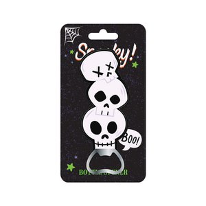 Spooky Skulls PVC Bottle Opener