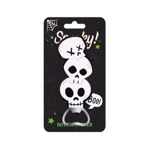 Spooky Skulls PVC Bottle Opener