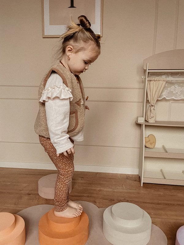 Teddy Gilet Beige
