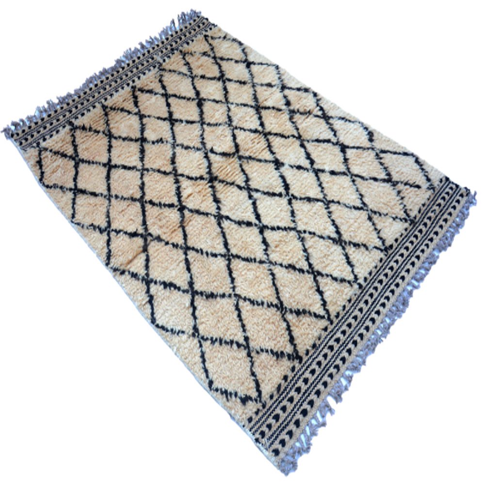 Berber Clay Ash Fluffy HandKnotted Soft Rug
