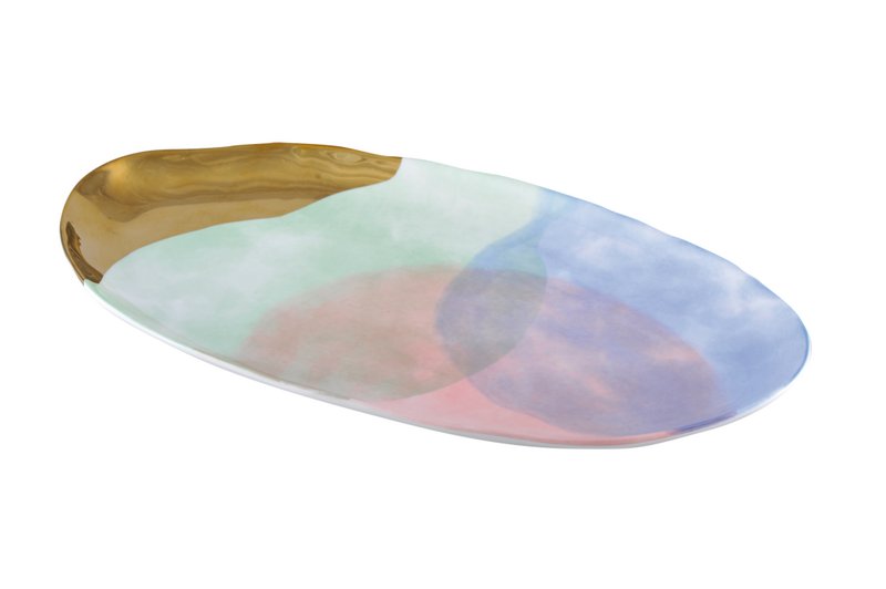 TRICOLOR-PARADIS OVAL FAD