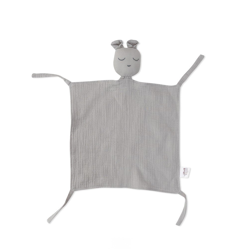 ENSEMBLE DOUDOU + BANDANA + ANNEAU DE DENTITION - MOD. OSO - GRIS ESSENCE