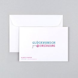 Einschulungskarte Schulkind Lotta