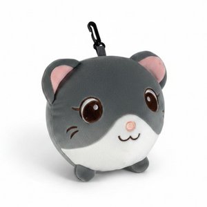 Cat Travel Pillow with Sleep Mask - Kawaii Design