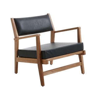 Nordic Lounge chair Oak + Black