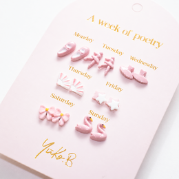 Nouveauté ! Boucles d'oreilles - Une Semaine de Poésie Danse Version Anglaise
