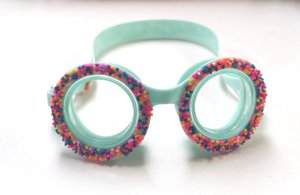 Schwimmbrille Donut Grün