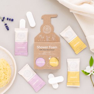 Navulset Doucheschuim Tabletten – Lavendel en Jasmijn