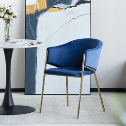 Dalila eetstoelen [set van 2] [Velvet]