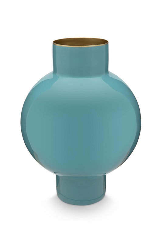 Vase Metal Small Sea Green 18x24cm