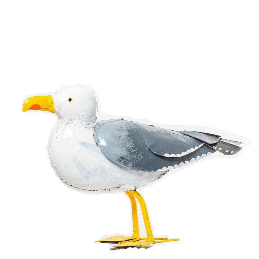 Mouette en métal moyenne