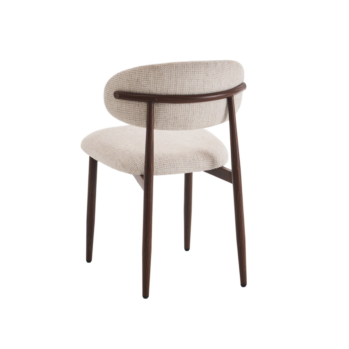 Dining room chair Celia Beige Walnut Santi