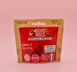 Bonbons aux framboises et aux baies de Goji