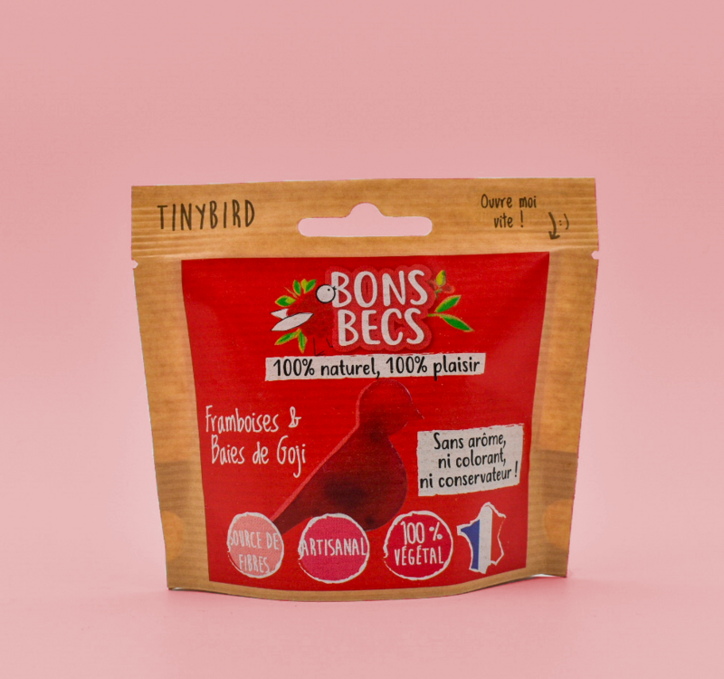 Bonbons aux framboises et aux baies de Goji