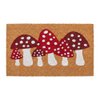 Deurmat Bruin Kokos Paddenstoelen