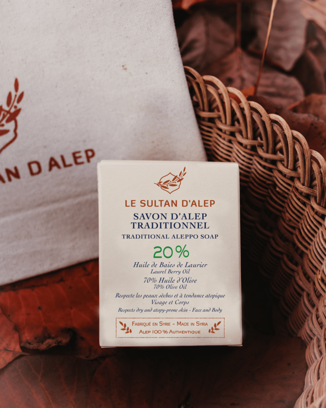 Vaste Aleppo zeep 20 %