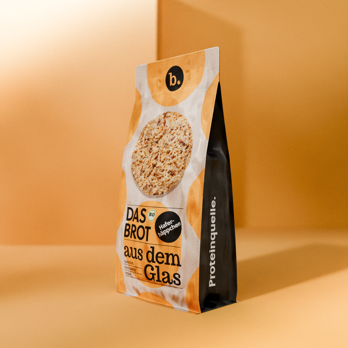 Nachfüller für Bio-Brotbackmischung im Glas "Haferhäppchen" (600 g)