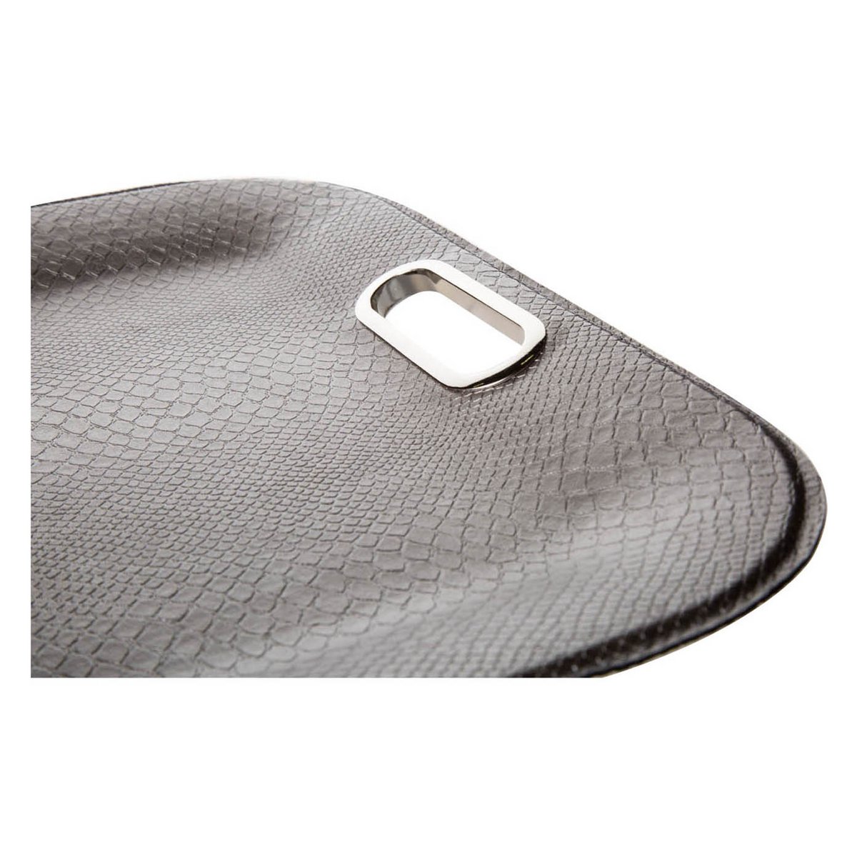 Comprimé en cuir synthétique Croco Taupe en cuir synthétique