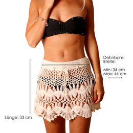 Cover Up Crochet Jupe "Hawaii"