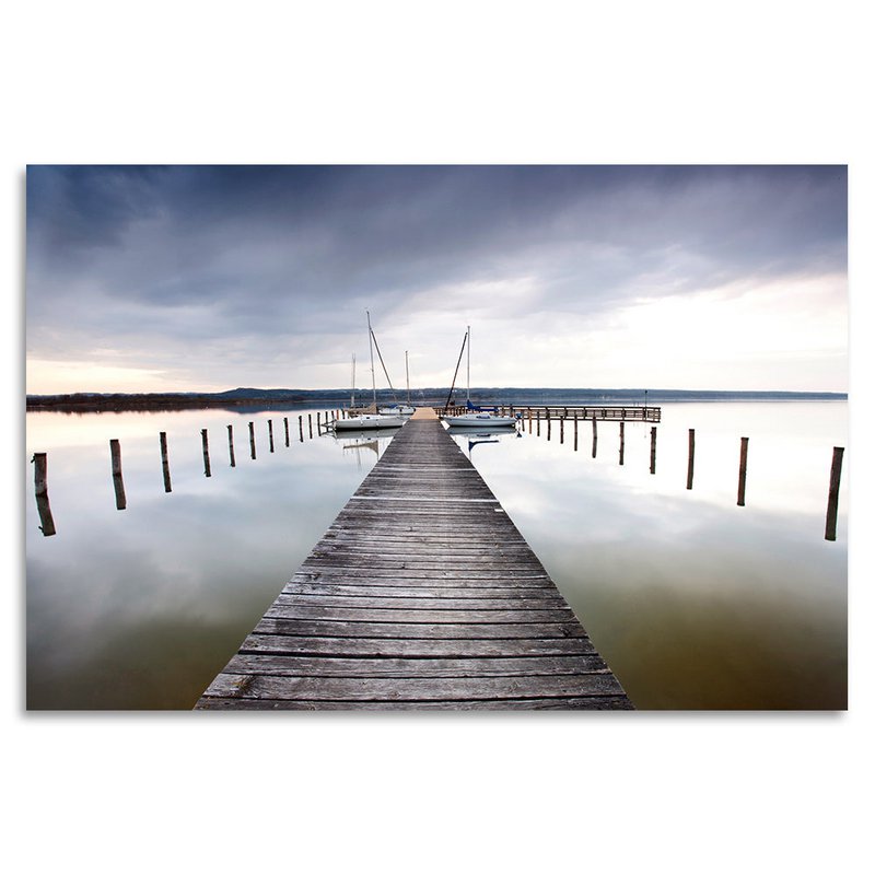 Cuadro en metacrilato - Puente largo sobre el agua