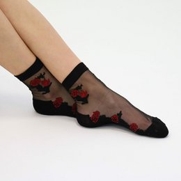 Resistant voile socks - Camélia