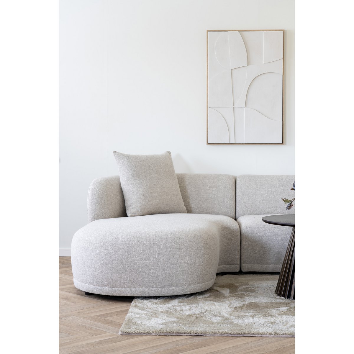 Kingston Bank - Natuurlijk, polyester/schuim/multiplex, 174,5x256x69 cm