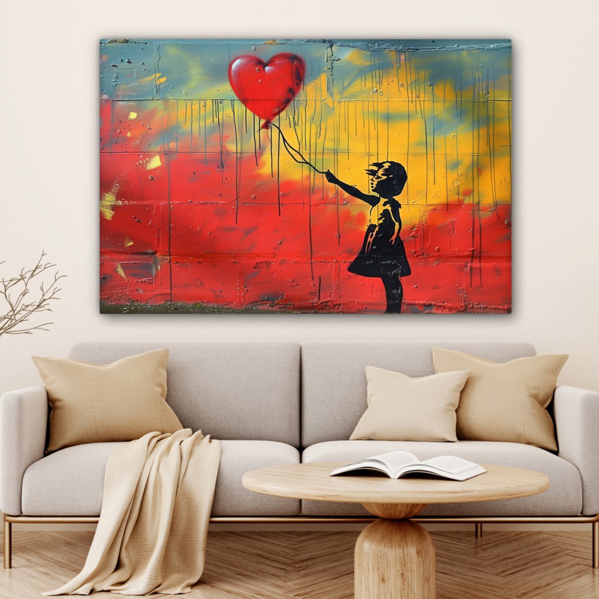 Leinwand Malerei - Wanddekoration Banksy Sty