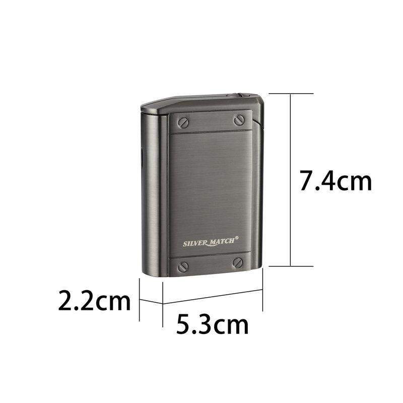 JET FLAME LIGHTER BOGOTA SILVER MATCH