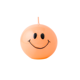 Smiley Candle – 7.5 cm - Hot Orange